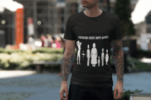 Black Side Chick Tee II