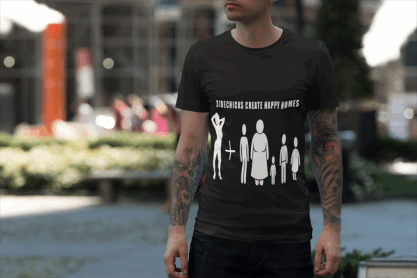 Black Side Chick Tee II