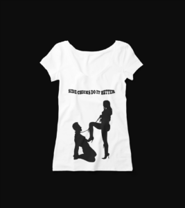 Side Chick - White - Women - Front