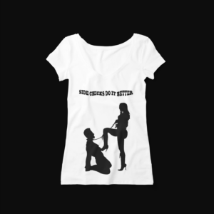 Side Chick - White - Women - Front